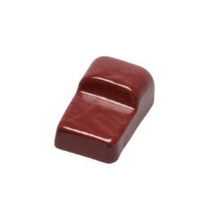 Keramikfüsschen rot