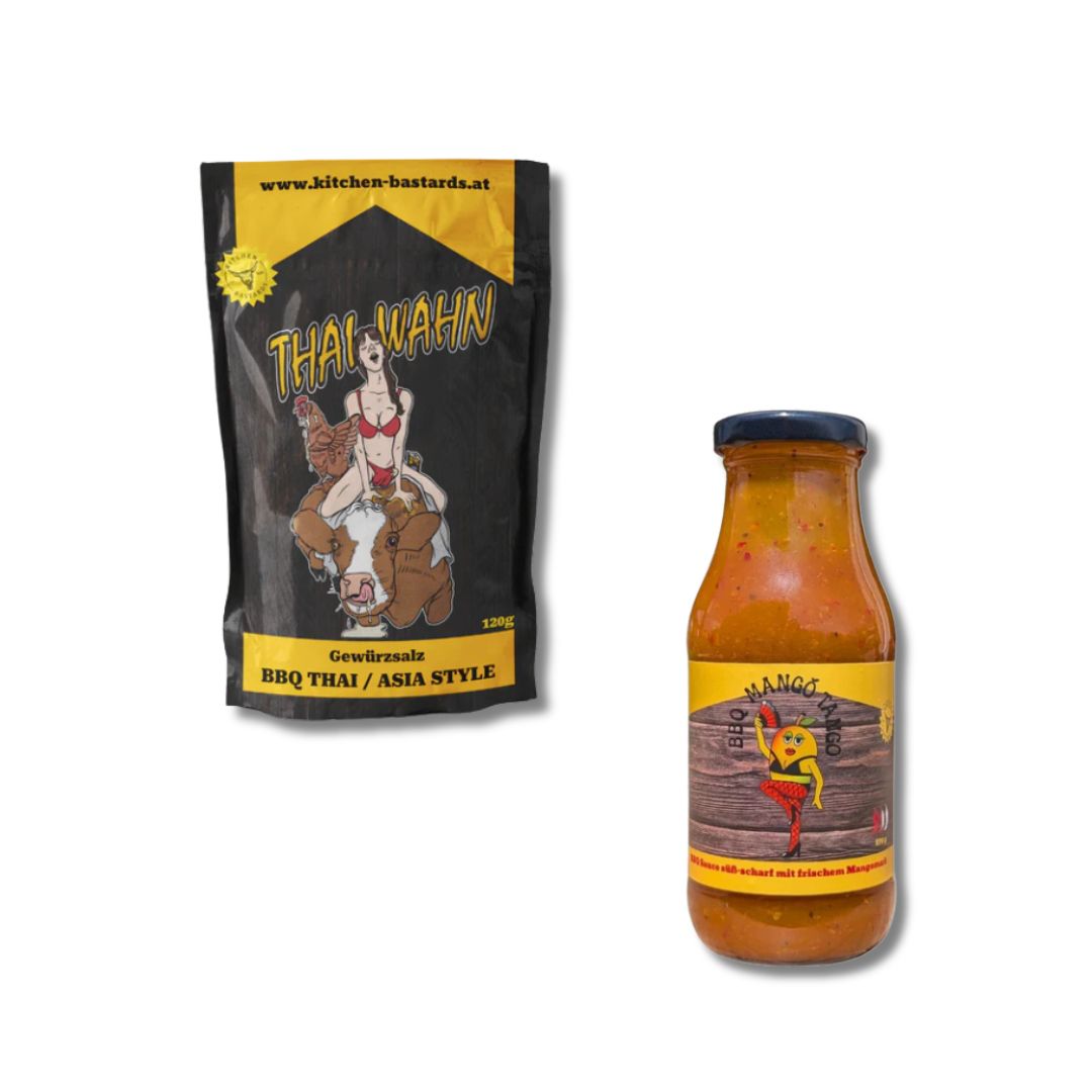 BBQ Asia Set – Thaiwahn Gewürz & Mango Tango BBQ Sauce