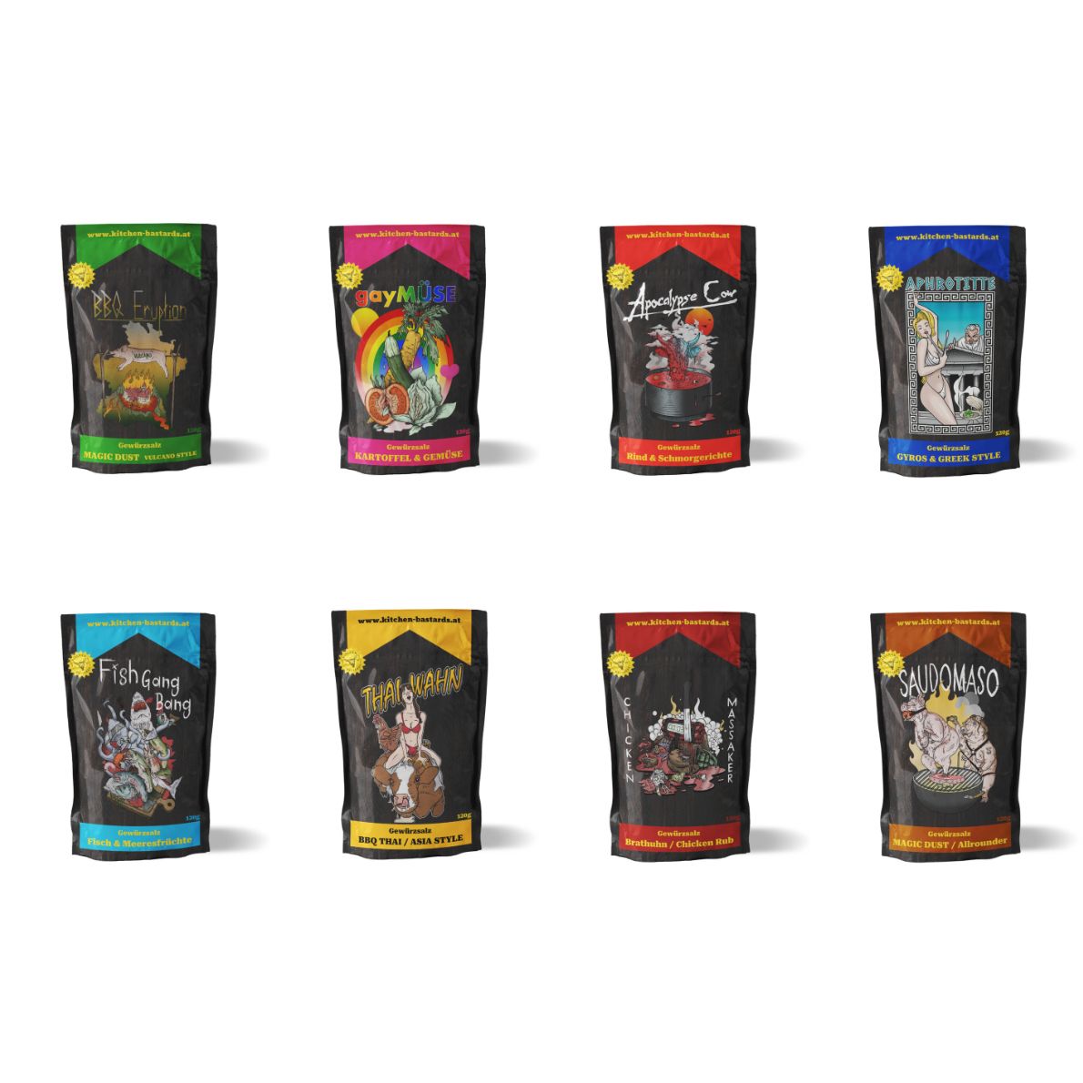 Bestseller Set – Die beliebtesten Gewürze der Kitchen Bastards